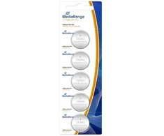 MediaRange MRBAT138, Vienkartinė baterija, CR2450, Ličio, 3 V, 5 vnt., 540 mAh