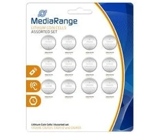 MediaRange MRBAT139, Vienkartinė baterija, Ličio, 3 V, 12 vnt., Sidabras, Mygtukas / moneta