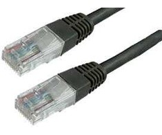 „MediaRange“ jungiamasis laidas, U/UTP, Cat6, 15 m, juodas (MRCS121)