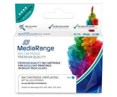 Tušas MediaRange MediaRange MRHP655C kasetė su tušu 1 vnt. Atitikmuo Cyan