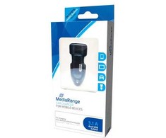 MediaRange MRMA103, Auto, USB, Juodas, Sidabrinis