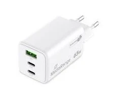 Įkroviklis MediaRange MRMA116-2 GaN 1x USB-A 2x USB-C 65W