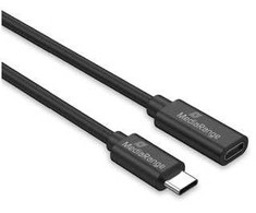 Kabelis USB MediaRange USB-C - USB-C 2 m Juodas (MRCS245)
