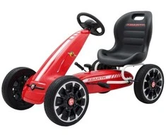 Megaleg Abarth pedalinis GoKart 3-8 metų vaikams, raudonas