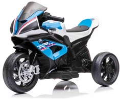 Megaleg BMW HP4 EL motociklas vaikams 12 V ličio jonų akumuliatorius, mėlynas
