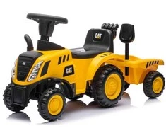 Megaleg CAT Caterpillar vaikščiojantis traktorius su priekaba ir įrankiais
