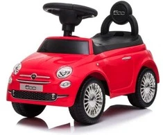 Megaleg „Fiat 500“ raudona vaikštynė vaikams (nuo 12 mėnesių)