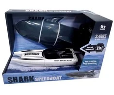 Megaleg Nuotolinio valdymo 2 viename greitaeigis kateris ir „Shark 2.4G“, baltas