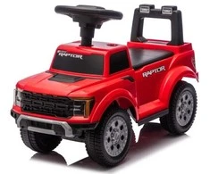 Megaleg „Ford F150 Raptor“ važiuojamasis automobilis su šviesomis ir garsais, raudonas
