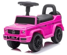 Megaleg „Mercedes Benz G350D“ rožinė vaikštynė (nuo 12 mėnesių)