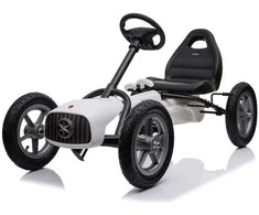 „MegaLeg Pedal AIR Gokart 1903“ vaikams, baltas