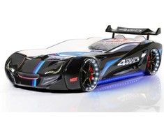Megaleg „Speedy Spoiler 4WD“ automobilio lova su LED šviesomis ir garso paketu, juoda