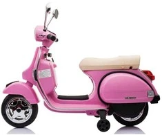 Megaleg „Vespa PX150 EL“ motoroleris 10,8 V (atnaujinta versija) rožinis