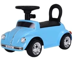 Megaleg VW Beetle Classic Walker su odine sėdyne, mėlynas