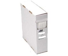 MELBYE termosusitraukiantis vamzdelis MINI-BOX plonasienėje dėžutėje be klijų 6.0/2 baltos spalvos, 7 metrų ilgio
