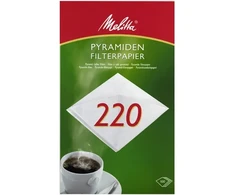 Melitta 200665, Kūgis, Vienkartinis kavos filtras, Popierius, Balta, Melitta 6610, 6620, 100 vnt.