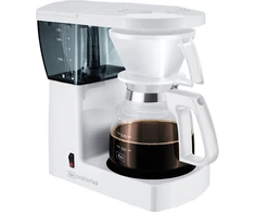 Kavos aparatas Melitta Excellent 4.0, Lašelinis kavos virimo aparatas, 1,25 l, Malta kava, 1455 W, Juoda, Balta