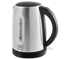Virdulys Melitta Prime Aqua, 1.7 L, 2200 W, Juodas, Nerūdijantis plienas, Nerūdijantis plienas, Vanduo level indicator, Overheat protection