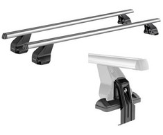 Menabo Omega aliuminio stogo bagažinės komplektas M KIT01G