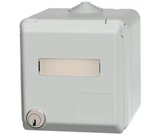 MENNEKES 4162, 3P, varžtai, pilka, IP44, 230 V, 16 A