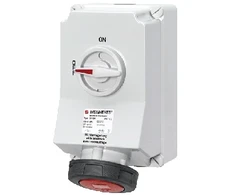 MENNEKES 5113A, Raudona, Baltas, IP44, 400 V, 63 A