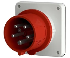 MENNEKES 821, Raudona, Baltas, 5P, 400 V, 50-60 Hz, 32 A, 10 pc(s)