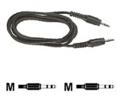 Coferro Cables Garso mini lizdo kabelis 20,0 m, mini lizdas kištukas/kištukas, juodas.