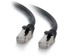 Mercodan 371918010, 1 m, Cat6a, S/FTP (S-STP), RJ-45, RJ-45, juodas