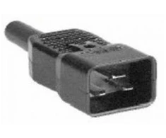 Coferro Cables „Mercodan“ – maitinimo kabelis – IEC 320 EN 60320 C20 į IEC 320 EN 60320 C13 – AC 250 V – juodas
