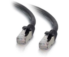 Mercodan 371918010, 1 m, Cat6a, S/FTP (S-STP), RJ-45, RJ-45, juodas