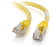 Mercodan 371915030, 3 m, Cat6a, S/FTP (S-STP), RJ-45, RJ-45, geltonas