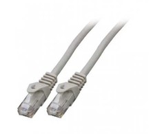 Mercodan Patch kabelis CAT6 UTP, pilkas, 0,25 m, be halogenų, 2x4xAWG24