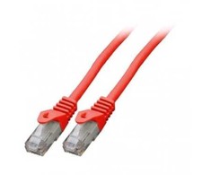 Mercodan Kabelis sieciowy RJ-45, Cat.6, U/UTP, LSZH, CCA, raudona, 3 m (371224030)