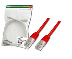 Efb Coferro Cables „Mercodan“ – jungiamasis kabelis – RJ-45 (kištukas) į RJ-45 (kištukas) – 1,5 m – UTP – CAT 5e – raudonas