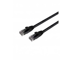 Mercodan „UltraFlex“ jungiamasis kabelis CAT6 UTP, 7,5 m, juodas, LSZH be halogenų, AWG26, varis, FLUKE testuotas, 7,5 m, Cat6, U/UTP (UTP), RJ-45, RJ-45, juodas