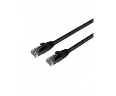Mercodan „UltraFlex“ jungiamasis kabelis KAT6 UTP, 0,5 m, juodas, LSZH