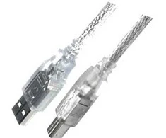 Mercodan USB A/B 1,8 m, 1,8 m, USB A, USB B, USB 2.0, permatomas