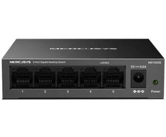 Šakotuvas Mercusys 5-port Gigabit Desktop Switch | MS105GS | Nevaldomas | Darbalaukis | Gigabit Ethernet (vario) jungtys kiekis 5