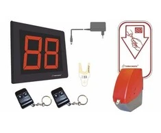 METO Turn-O-Matic Classic eilių valdymo sistema, pradinis rinkinys su ekranu