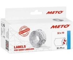 METO Kainų etiketės 30007368 Vėl nuimamos Etiketės plotis: 32 mm Etiketės aukštis: 19 mm Baltos 1 vnt.