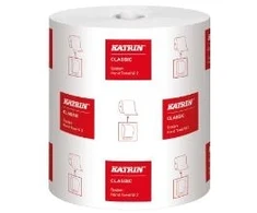 Metsa Tissue As Katrin rankšluosčių ritinėlis, Classic, baltas, dvisluoksnis