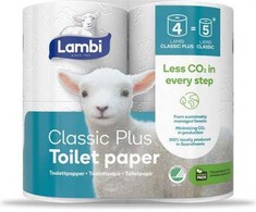 Lambi Tualetinis popierius 3 sluoksnių 25,5 m 28 rulonai