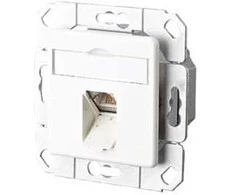 METZ CONNECT E-DAT C6 1 Port UPk reinweiß RAL9010