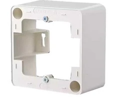 METZ CONNECT paviršiaus rėmas 85 x 85 x 43 mm - vienvietis, grynai baltas
