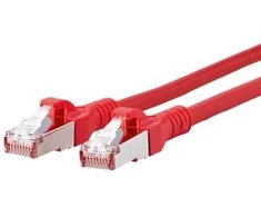 METZ CONNECT jungiamasis kabelis Cat.6A AWG 26 0,5 m raudonas