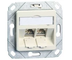 METZ CONNECT modulio prijungimo lizdas UPk 2 prievadas be komplektacijos grynai baltas