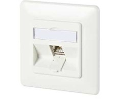 Metzconnect Btr METZ CONNECT C6Amodul 1 prievadas 180° modulis, montuojamas į žemę, grynai baltas