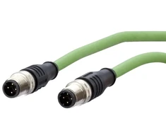 Btr Netcom Metz Kabelis połączeniowy CONNECT M12 męski-M12 męski, 4-biegunowy kodowany D, 5 m