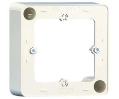 METZ CONNECT paviršiaus rėmas 85 x 85 mm - 1x, grynai baltas