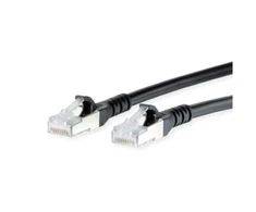 Digitus METZ CONNECT patch kabelis Cat.6A AWG 26, LSOH, juodas, 60 m